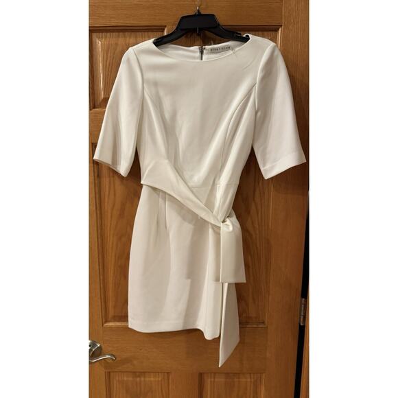 Alice + Olivia Virgil Boat Neck Wrap Dress size 4 - Picture 2 of 4